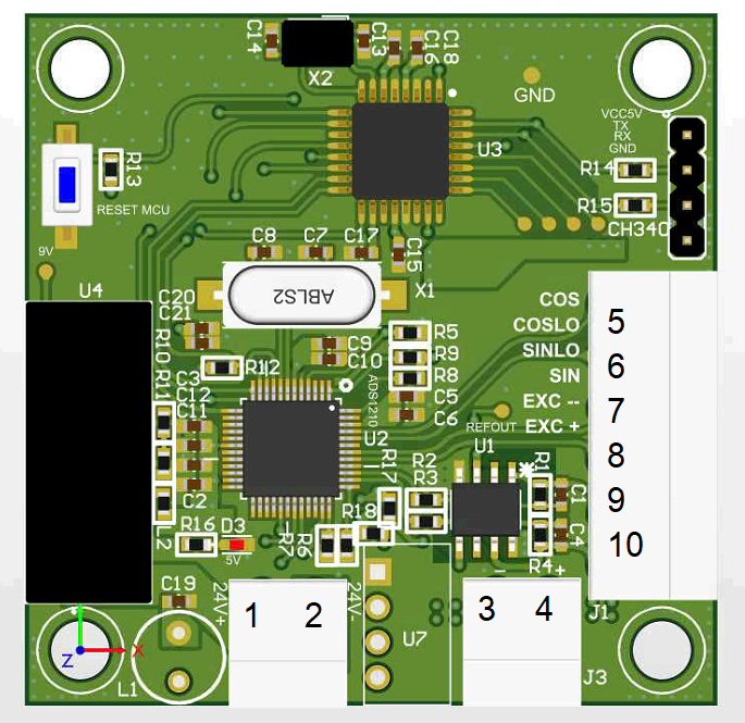 Mạch đọc góc Resolver